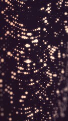 Wall Mural - abstract background with shining bokeh sparkles. smooth animation looped. bubbles blisters gas parti