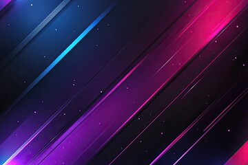 Poster - A blue and purple striped background with stars