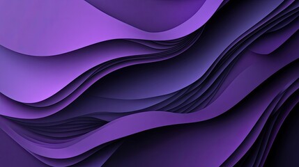 Sticker - A purple wave. The image has a dreamy, ethereal quality to it