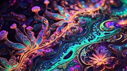 Poster - fractal background