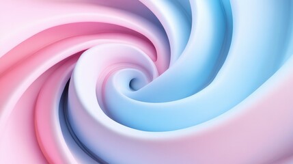 Canvas Print - Abstract Swirling Pattern in Pink and Blue Hues