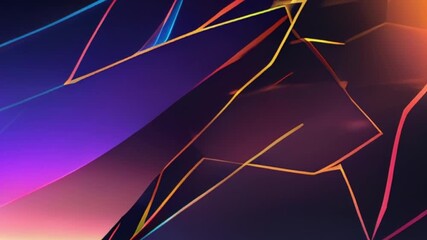 Wall Mural - Abstract neon Black dark blue violet orange gold background, motion