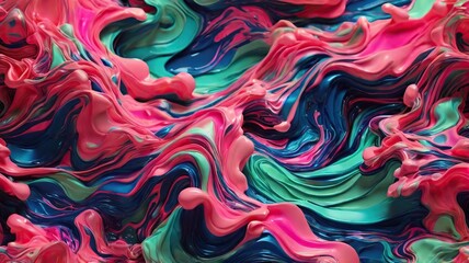 abstract colorful background with waves