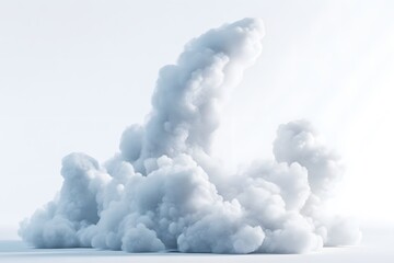 Poster - White Smoke Cloud.