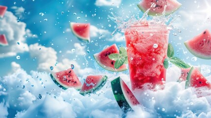 Watermelon Smoothie Splash