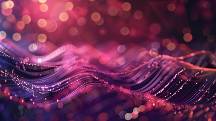 Poster - Abstract Purple and Pink Bokeh Background