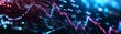 © jittam - Abstract digital data visualization with vibrant colors and fluctuating graphs representing financial trends and technology.