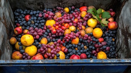 Poster - Food in perfect state in a dumpster