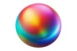 © Zoya Miller - 3D abstract sphere with a vibrant gradient metallic finish