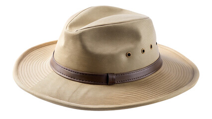 brown hat isolated on white