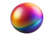 © Zoya Miller - 3D abstract sphere with a vibrant gradient metallic finish