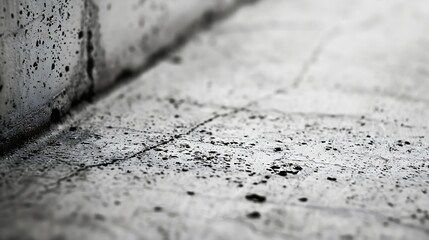 Poster - Concrete surface Abstract feeling texture effect Shades of gray : Generative AI