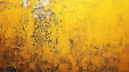 Wall Mural - Abstract yellow background with texture Grunge textures and backgrounds Perfect background with space Vintage Retro Aged Dirt Grain : Generative AI