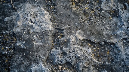 Poster - Concrete surface Abstract feeling texture effect Shades of gray : Generative AI