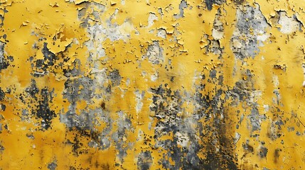 Fototapete - Abstract yellow background with texture Grunge textures and backgrounds Perfect background with space Vintage Retro Aged Dirt Grain : Generative AI
