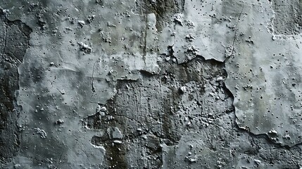 Poster - Concrete surface Abstract feeling texture effect Shades of gray : Generative AI