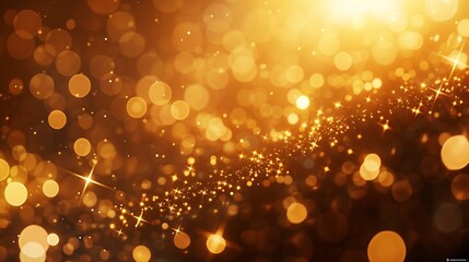 Fototapete - Elegant beige bokeh abstract background Delicate blurred wallpaper texture Template with defocused bokeh lights and copy space for business website design Banner social media advertisi : Generative AI