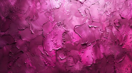 Poster - Abstract viva magenta painted texture as background with copy space Shiny pattern in trendy color 2023 year Viva Magenta Vintage blank backdrop : Generative AI