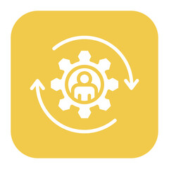 Sticker - Change Management icon vector image. Can be used for Action Plan.