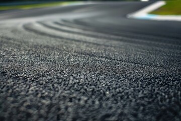 Wall Mural - Close up of international race track vehicles racing