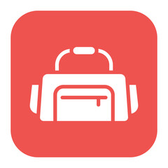 Poster - Gym Bag icon vector image. Can be used for Fitness.