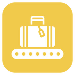 Poster - Baggage Claim icon vector image. Can be used for Airplane.