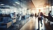 © Prapan - Blurred abstract interior of a modern office space