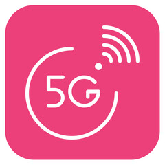 Poster - 5G Technology icon vector image. Can be used for Digital Disruption.