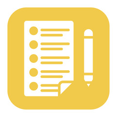 Sticker - Test Data icon vector image. Can be used for Software Testing.