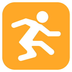 Sticker - Steeplechase icon vector image. Can be used for Track and Field.