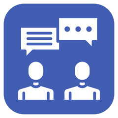 Sticker - Communication icon vector image. Can be used for Data Science.