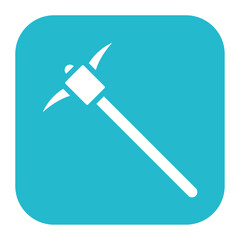 Wall Mural - Pickaxe icon vector image. Can be used for Mining And Crafting.