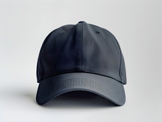 Minimalist Baseball Cap on Plain White Background