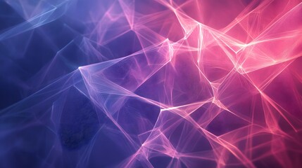 Wall Mural - 44. Abstract geomatics background with ethereal light patterns and intersecting lines