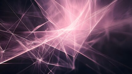 Wall Mural - 44. Abstract geomatics background with ethereal light patterns and intersecting lines