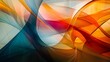 © ABC IMAGE - 47. Abstract geomatics featuring smooth curves and vibrant color transitions