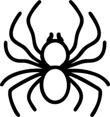 spider, icon outline