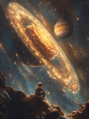 Wall Mural - planet and space