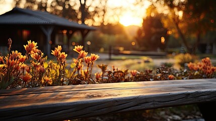 Canvas Print - autumn leaves in the park