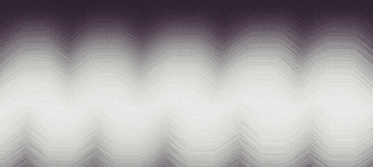 Sticker - Abstract background with wavy stripes fading from black to white and grainy texture