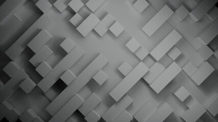 Wall Mural - this abstract gray background features striking 3d cubes that enhance visual appeal. design