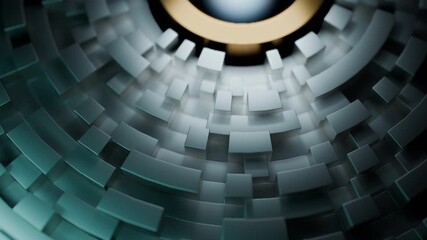 Wall Mural - abstract geometric design featuring circular elements and intriguing textures for artistry. design