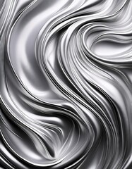 Wall Mural - Liquid metallic texture 