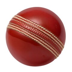 Cricket ball on isolated background