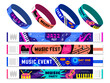 © ONYXprj - Bracelets tickets. Entrance on events party control bracelets design templates recent vector pictures set