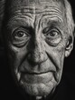 © SuperStockGallery - Close-Up Portrait of a Senior Man's Face with Wrinkles and Deep Eyes.