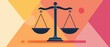 © Kasiwat - A stylized illustration of a balance scale symbolizing justice and fairness, perfect for legal and ethical themes.