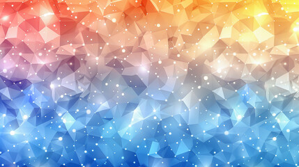 Wall Mural - vibrant geometric gradient background..