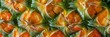 © rabbit75_fot - Fresh pineapple skin closeup macro view seamless pattern background