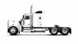 © Akharadat - Truck template isolated on white background vector image